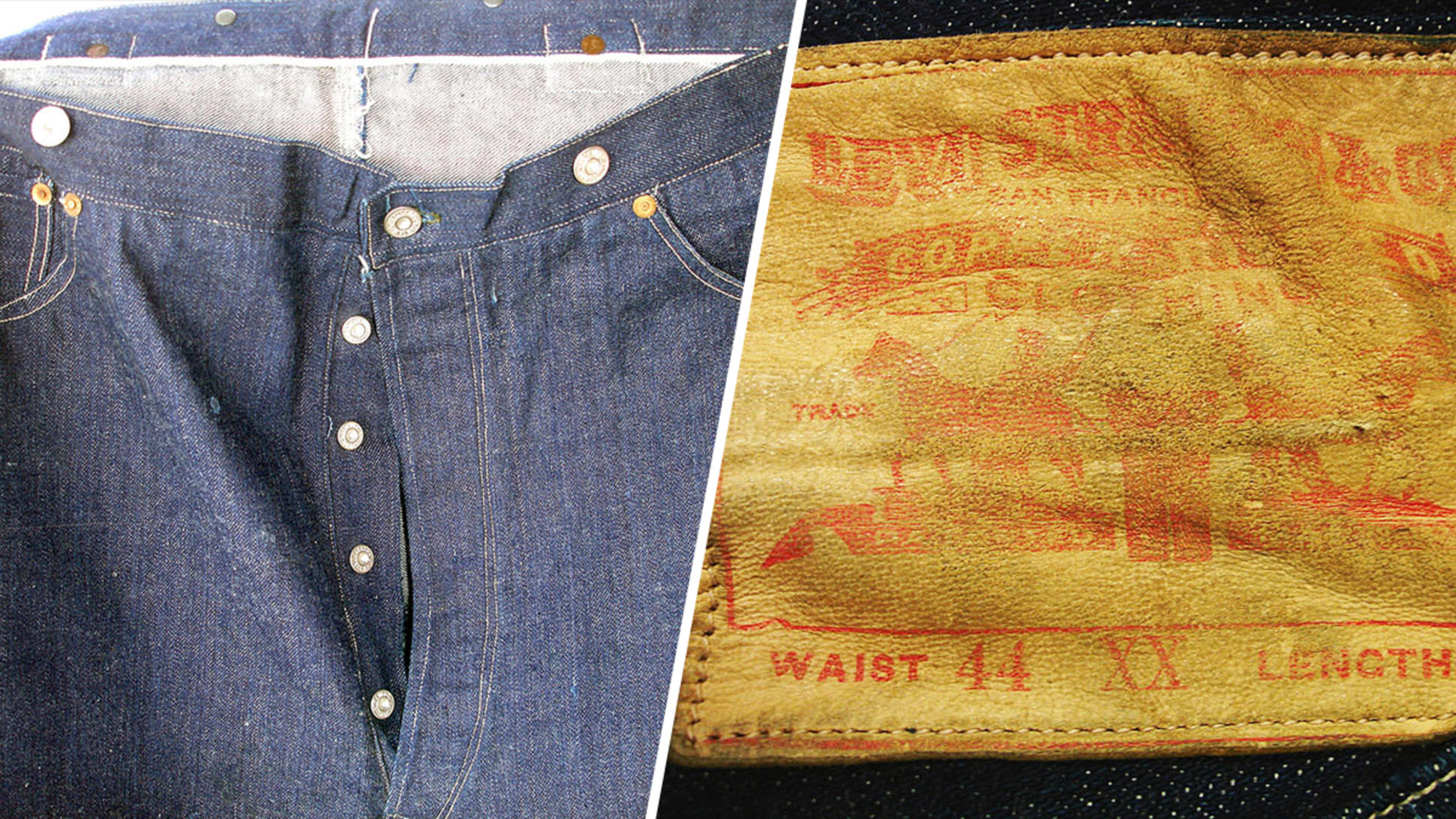 Vintage denim jeans, 125-year-old jeans, Levi Strauss, Auction house, Maine, United States, Weird news, Offbeat news