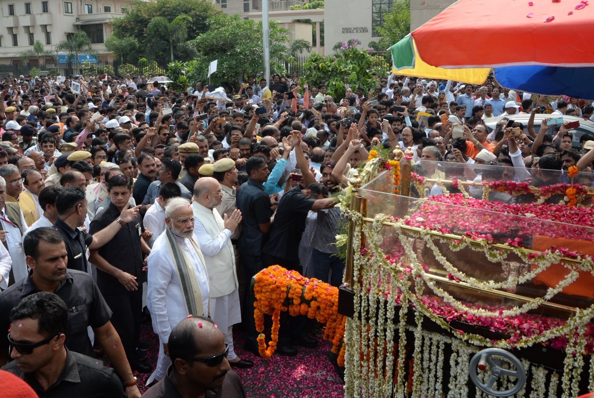Atal Bihari Vajpayee, Former Prime Minister, Former Indian Prime Minister, Mortal remains of Vajpayee, BJP headquarters, Rashtriya Smriti Sthal, Last rights of AtalBihari Vajpayee, National news