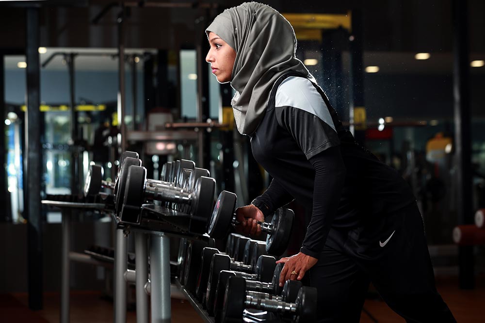 Majiziya Bhanu, Hijab-wearing Muslim bodybuilder, Mr Kerala competition, Bodybuilding, Strongest woman, Kerala, Sports news