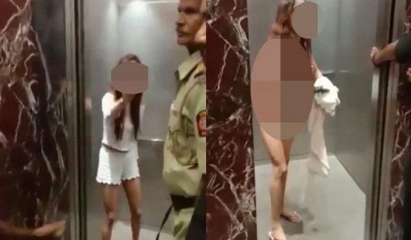 Young model, Meghan Sharma, Model Megha Sharma, Model removes clothes, Model sheds off clothes publicly, Model had heated argument with security guard, Mumbai, Maharashtra, Regional news, Crime news