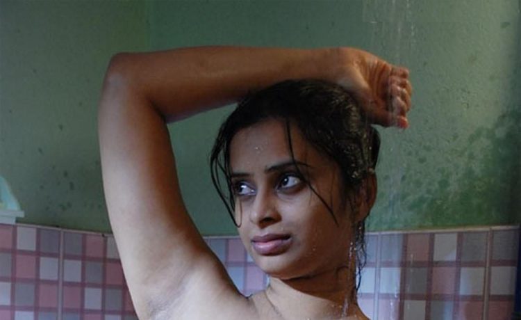 Teen Girl Caught Taking A Shower
