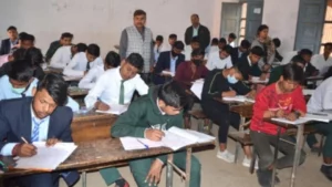 Proxy students caught during UP Bords exam 2023 in various districts of the state. 